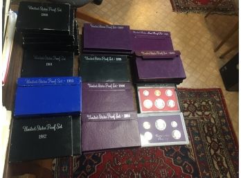 32 Sets Of American Coin  Proof Sets