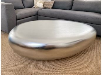 Mitchell Gold + Bob Williams 'River Stone' Cocktail Table In Silver