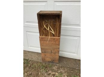 Old Wood Storage Box