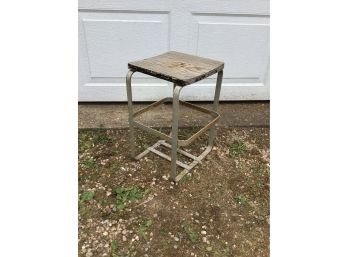 Industrial Stool/side Table