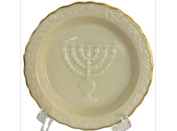 Sabbath Sweet Menorah Plate Judaic Collection By LENOX