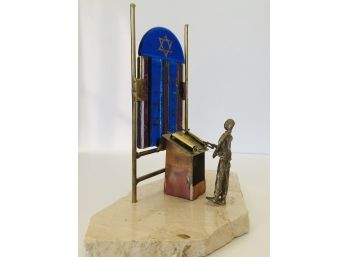 Gary Rosenthal Metal & Glass Sculpture , 1998