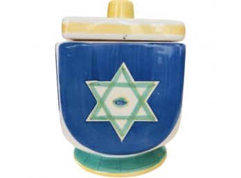 Ceramic Judaica Cookie Jar