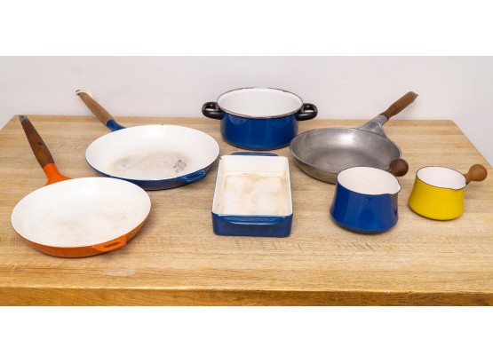 Collection Of European Enameled Cookware