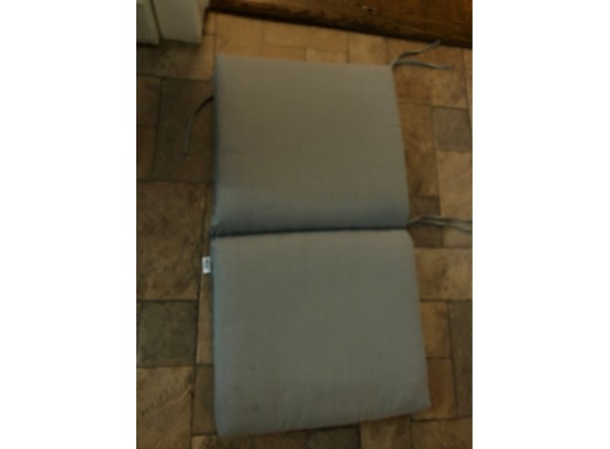 4 Gray Chair Cushions
