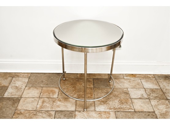 Glass/Chrome Side Table New With Tags  (2 Of 2 )
