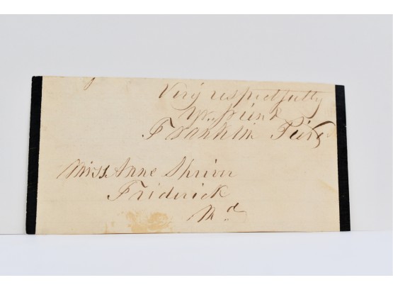 Original Signature Franklin Pierce 14th President Of The United States