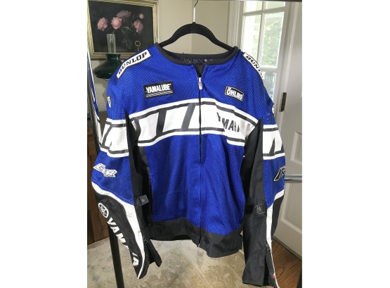 Very Cool YAMAHA Racing Jacket - Size XL - Blue & White W/Black Liner - Very Expensive !