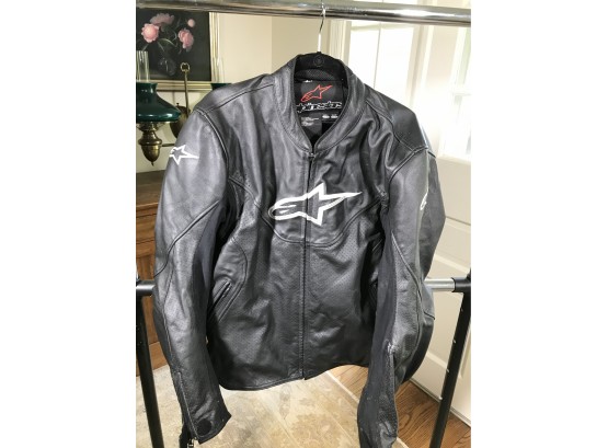 Great ALPINE STARS Motorcycle Jacket  (Size 48) - Nice Clean Piece - Ready To Enjoy