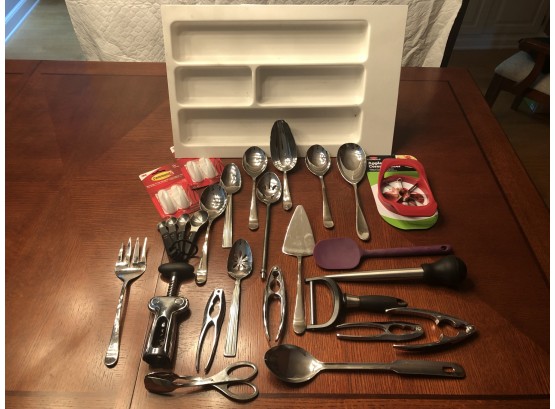 Lot Of Kitchen Tools With Shell Crackers