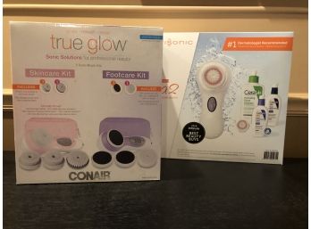 Clarisonic Mia 2 Facial Cleaning Brush And Conair True Glow Sonic Solutions Skin & Footcare