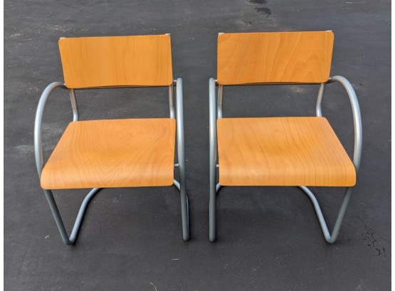 Italian-Made Cantilevered Chairs