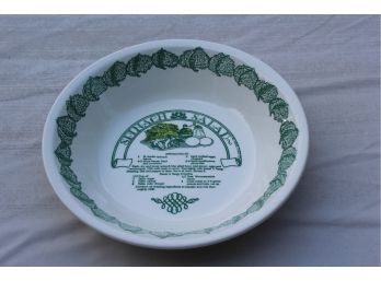 Vintage Ceramic 'Spinach Bowl' 1983. Made In USA