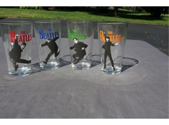 Awesome Set Of Beatles Glasses 16oz.