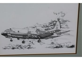 Print Of Lockheed Orion P-3 By M. Denari