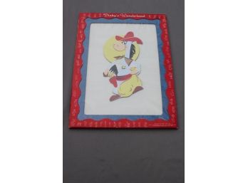 Very Rare Quick Draw McGraw Wall Art From 1964 By Dinky's Wonderland