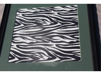 Fun Zebra Stripes Design With Sparkles