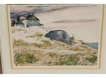 Spectacular Watercolor By Famed Watercolor Artist Donald Voorhees Signed