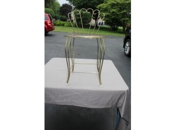 Fantastic Vintage Small Steel Frame Chair