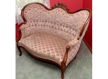 REPRODUCTION Victorian Small Sofa 54' L X 40'H X 21'D ( See Description)