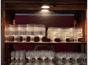 53 Pieces MCM DRINKING GLASSES CUBE MOTIF