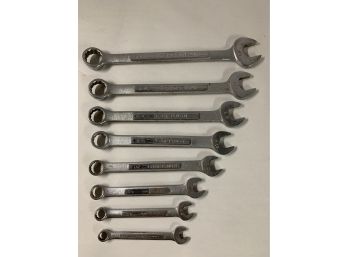 8- Vintage Craftsman V Series Standard Wrench Set