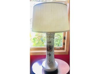 Antique Italian Vase Converted To Electrified 32' Table Lamp - No Chips/cracks Tested & Working