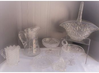 7 CLEAR GLASS LOT- Please See Description