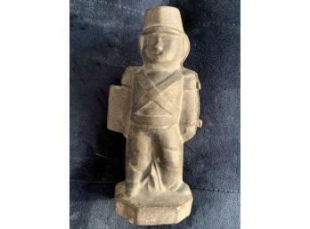 Antique Pewter Ice Cream Mold Civil War Soldier Pewter -(E. & Co )Eppelsheimer Mold Manufacturing Co. New York