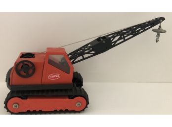 1960's-70's Tonka Crawler Crane Rubber Track All Original Condition 6 1/2' Across X 5' H Working Parts