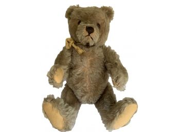 EARLY 1900’s 16-1/2” TALL STEIFF GROWLER TEDDY BEAR JOINTED ARMS, LEGS, HEAD -MOHAIR (see Description)