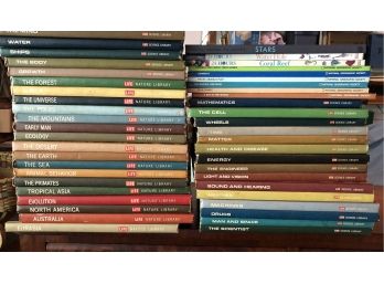 Lot Of 37 LIFE Science & Nature Library ( Mostly 1960's), 6 National Geographic ( 70's) 3 Miscellaneous Books