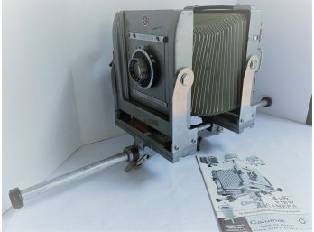 CALUMET 4x5” Monorail Camera Schneider-Kreuznach Lens Photographer Owned & Tested