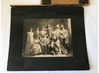 Vintage Cabinet Card, Students In Historical Costumes