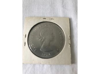 Elizabeth II Dei Gratia Regina 1965 Churchill Commemorative Coin