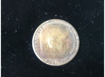 Coin Silver 5 Marks Germany 1935 Paul Von Hindenburg