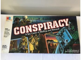 Conspiracy Board Game -- 1982.  Never Been Played!