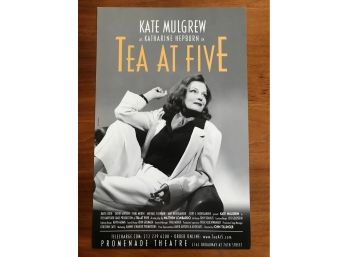 Kate Mulgrew As Katharine Hepburn In TEA AT FIVE, Off-Broadway Lobby Card
