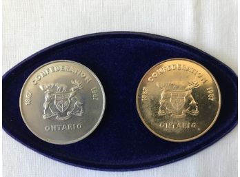 1967 Mining Centennial Medals From Canada