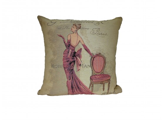 Pink Diva Decorative Pillow Case Only