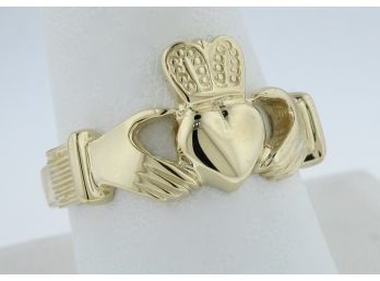 Heavy 14K Claddagh Ring