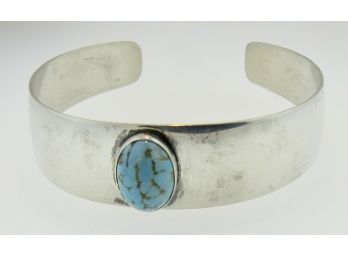 Sterling Silver Cuff Bracelet Turquoise