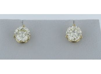 1.20 Carat TW Diamond Stud Earrings VS Clarity