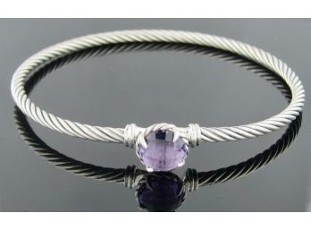 David Yurman Bracelet With Amethyst