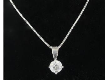 .80 Round Diamond Pendant