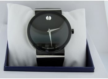 Movado Sapphire Synergy Black Dial Black Men's Watch 42mm