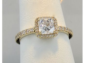 Pandora Timeless Elegance Ring, 14K Gold & Clear CZ