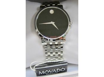 Movado Red Label Stainless Steel Men's Watch 42mm