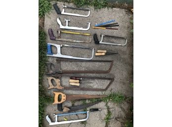 Lot Of Assorted Hand Saws