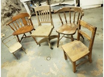 Vintage Chair Lot Of (5)